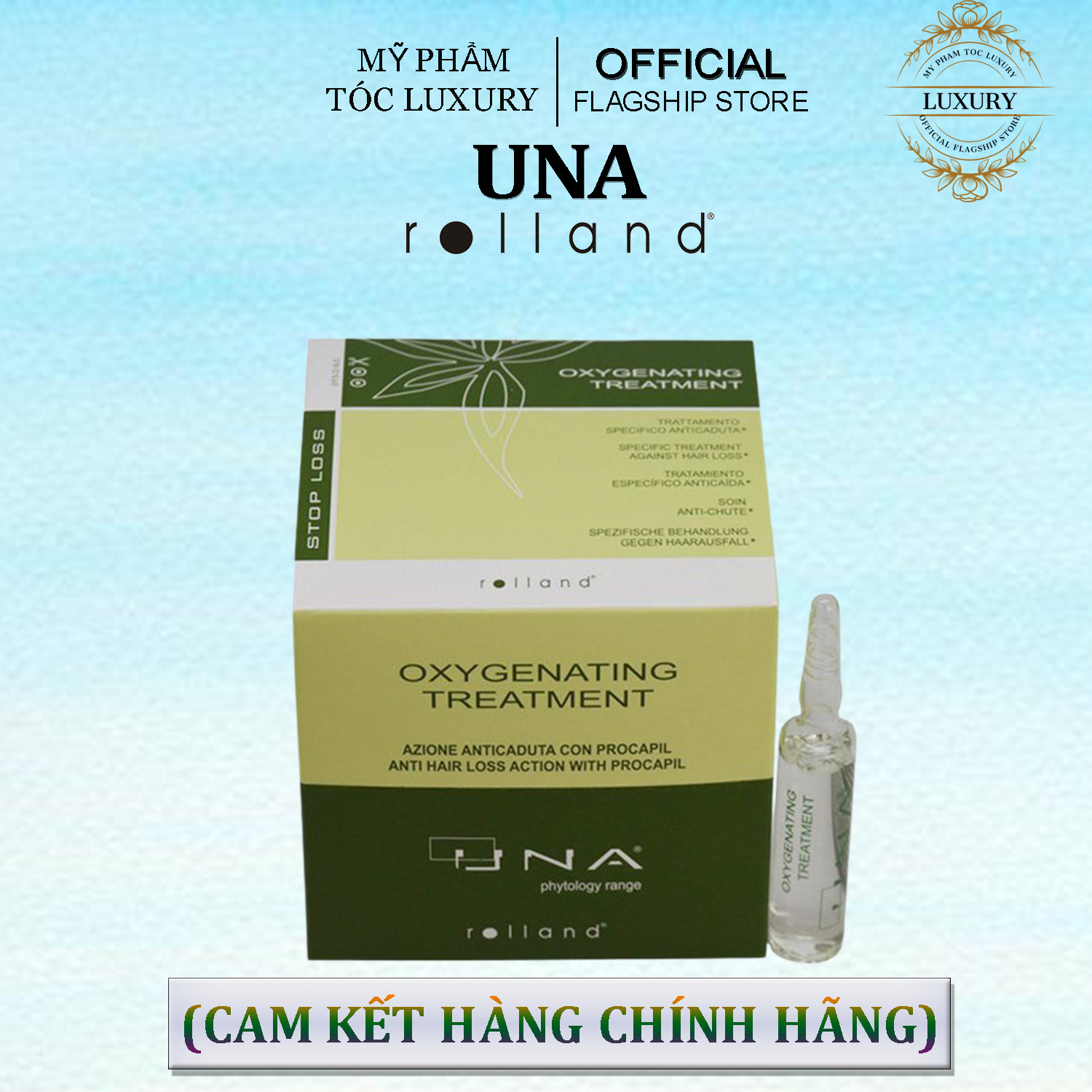 HUYẾT THANH ĐẶC TRỊ CHỐNG RỤNG TÓC ROLLAND OXYGENATING 10MLX12