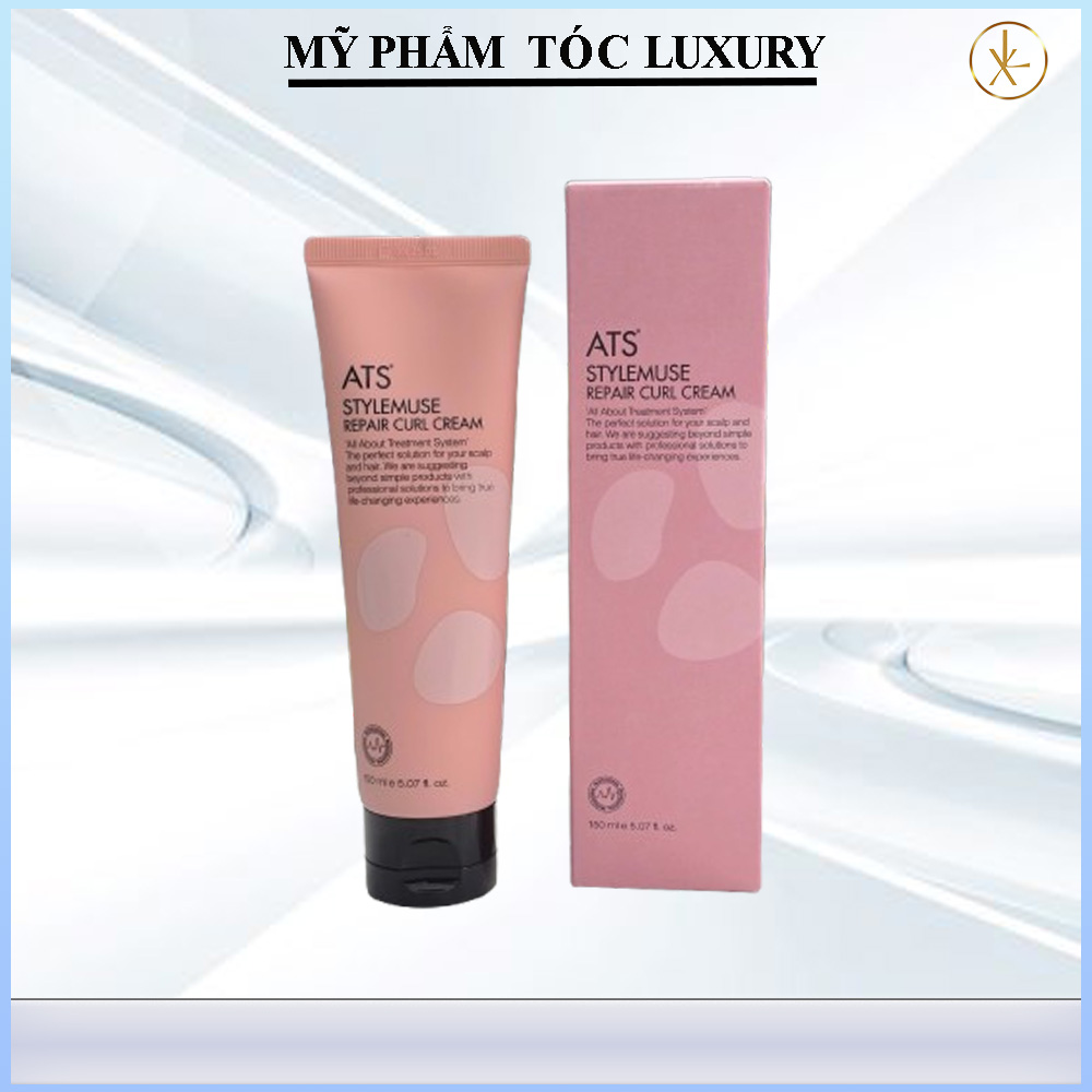 KEM DƯỠNG GIỮ NẾP TÓC UỐN  ATS STYLEMUSE REPAIR CURL CREAM 150ML