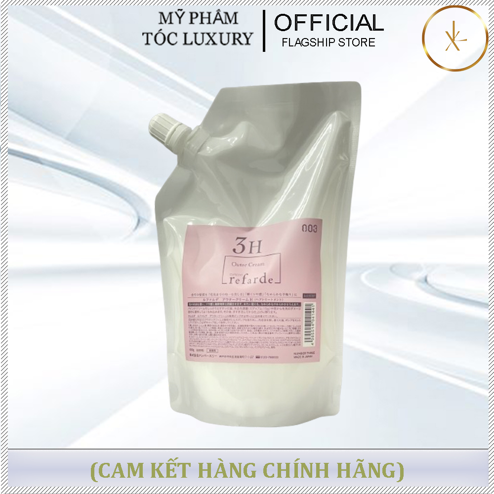 KEM HẤP TÓC REFADER 003 NUMBER THREE 3H DƯỠNG ẨM TÓC MỀM MƯỢT 500g