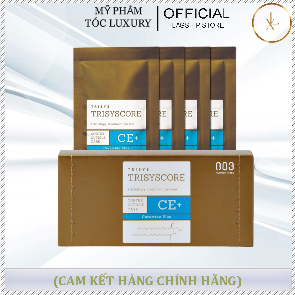 KEM HẤP TÓC TẠI NHÀ 003 NUMBERTHREE TRISYCORE CE PACK 12ML *4