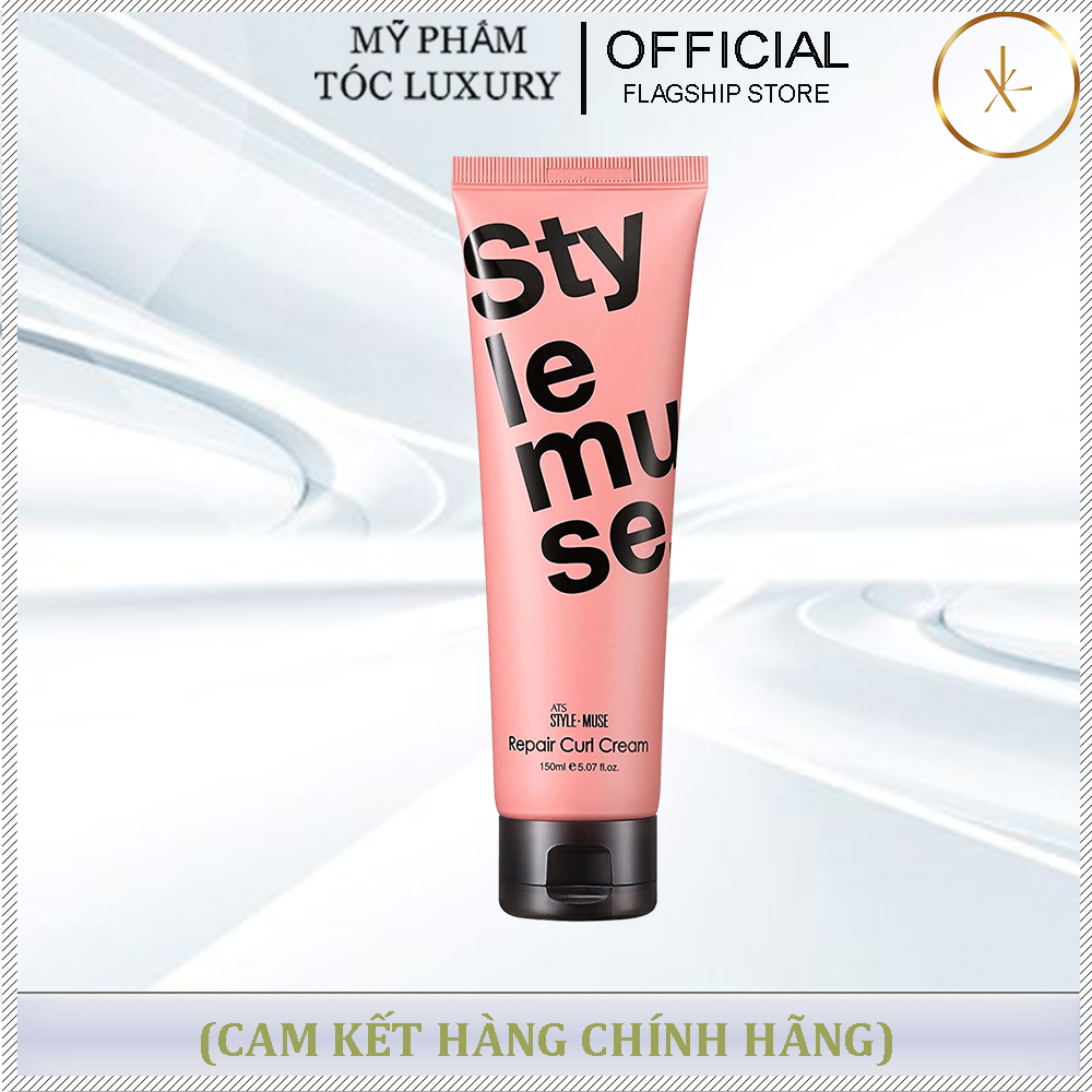 KEM DƯỠNG GIỮ NẾP TÓC UỐN  ATS STYLEMUSE REPAIR CURL CREAM 150ML