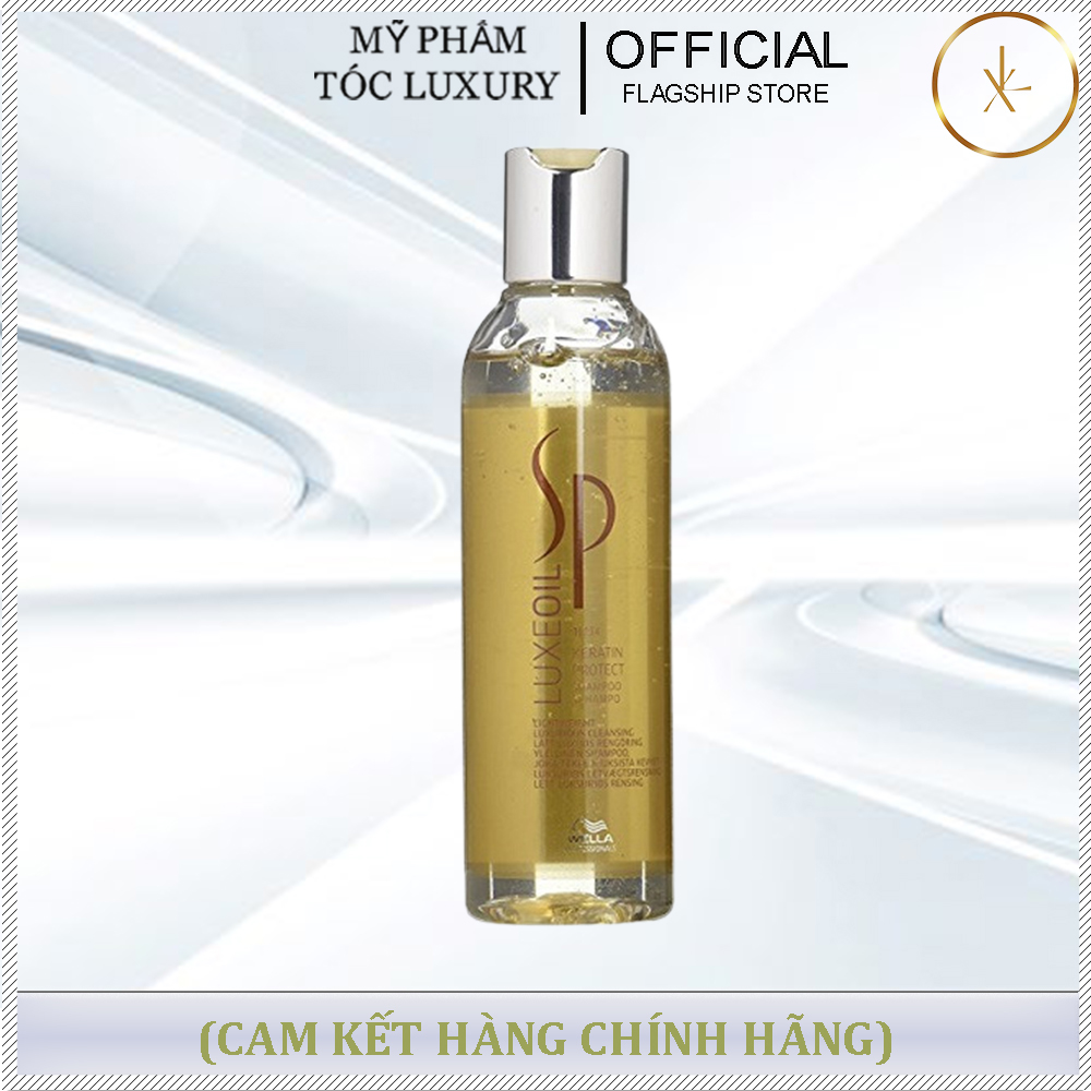 DẦU GỘI PHỤ HỒI TÓC HƯ TỔN SP LUXE OIL WELLA 200ML