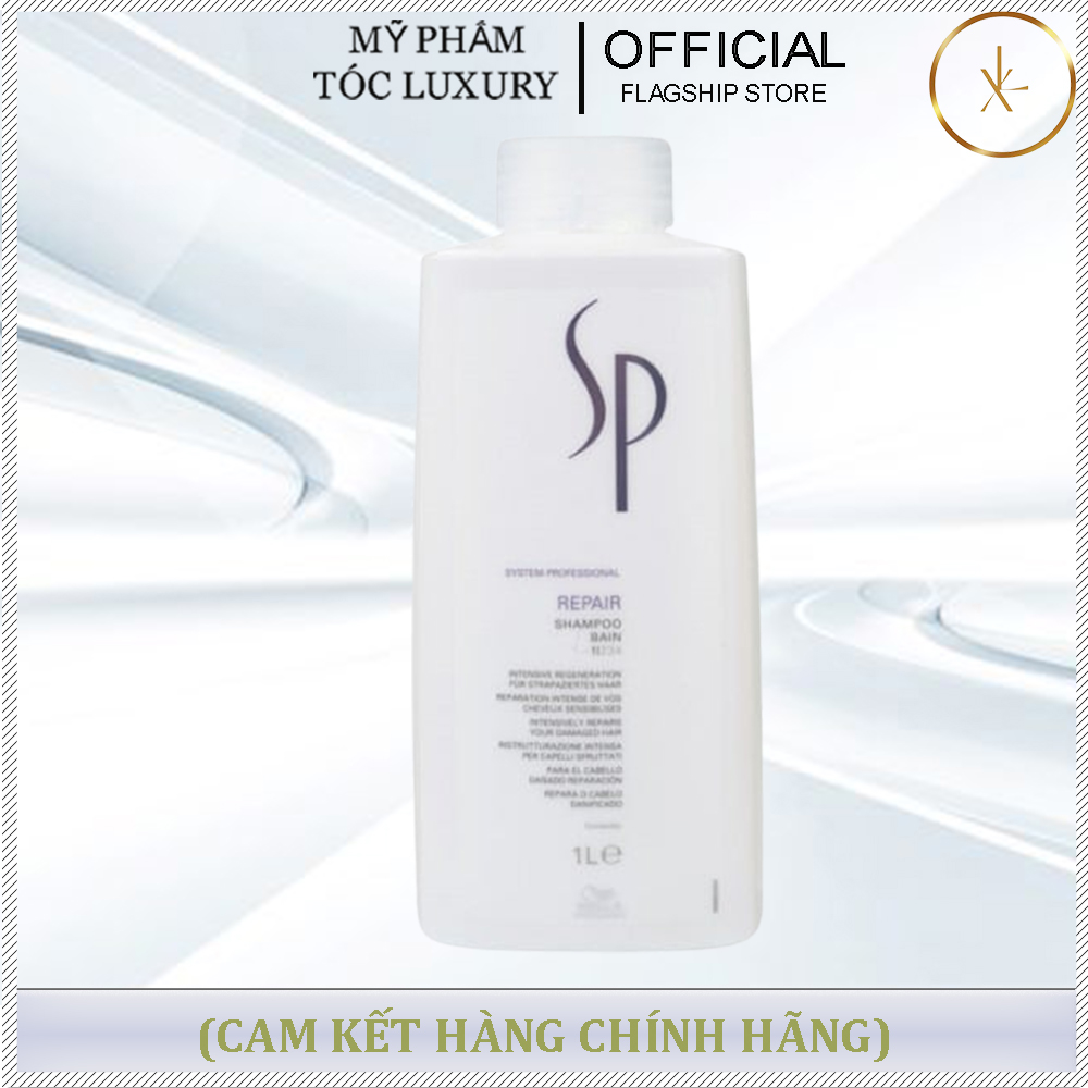 Dầu Gội Phục Hồi Hư Tổn Sp Repair Wella 1000ml