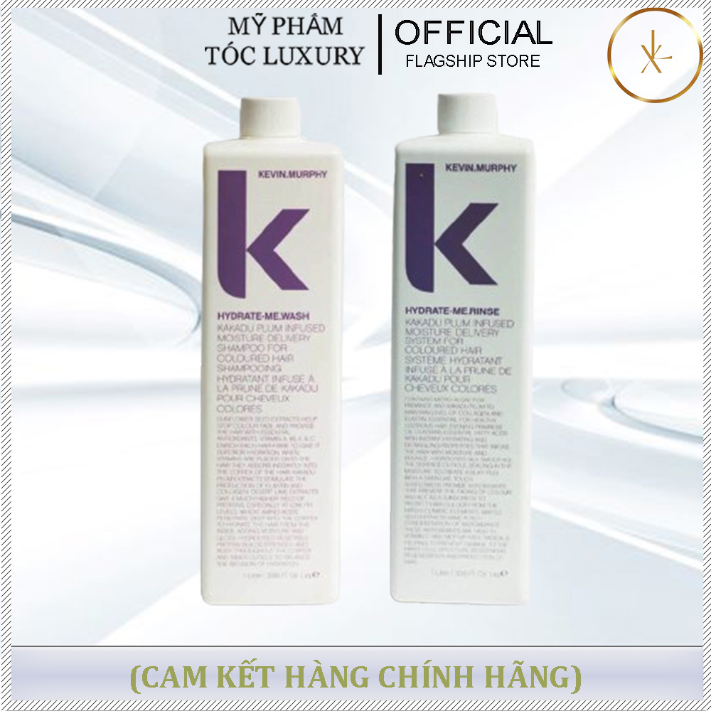 DẦU GỘI XẢ DƯỠNG ẨM TÓC KHÔ SƠ KEVIN MURPHY HYDRATE-ME.WASH 1000ML