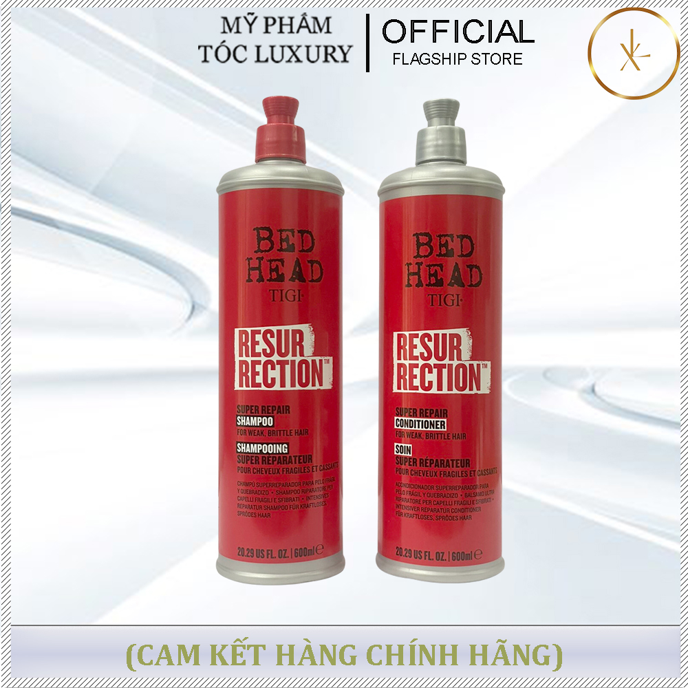 DẦU GỘI XẢ TÁI SINH TIGI BEDHEAD RESURRECTION LEVEL 3 600ML