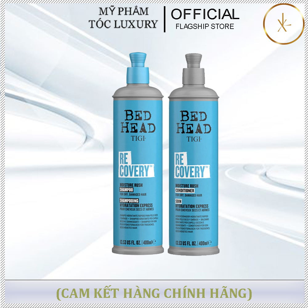 DẦU GỘI XẢ DƯỠNG ẨM TIGI BED HEAD RECOVERY 400ML