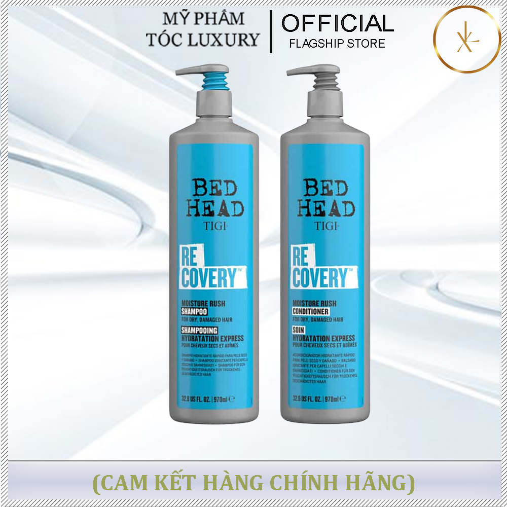 CẶP DẦU GỘI DƯỠNG ẨM TIGI BED HEAD RECOVERY  970ML