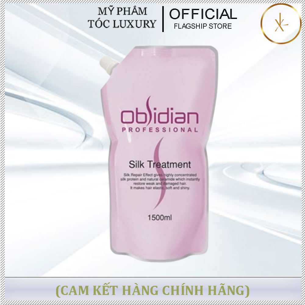 DẦU HẤP DƯỠNG TÓC SIÊU MỀM MƯỢT OBSIDIAN SILK 1500ML