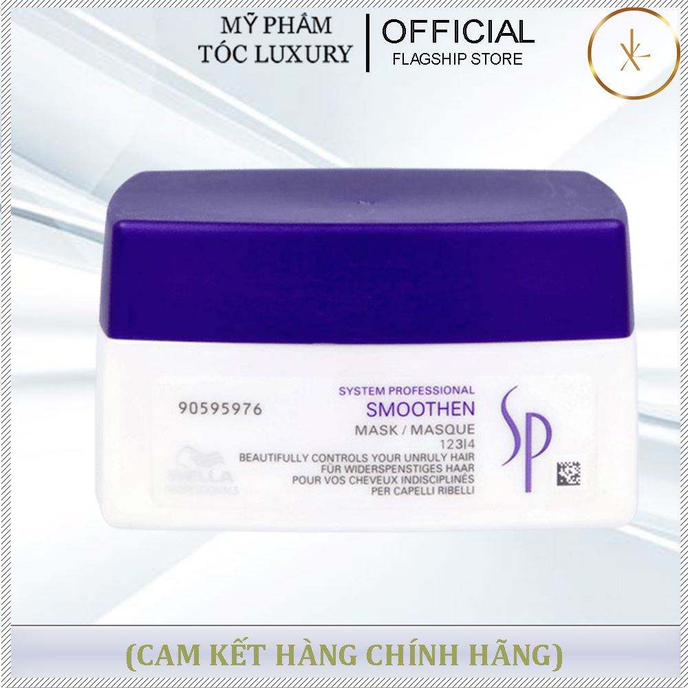 DẦU HẤP SIÊU MƯỢT CHO TÓC THẲNG SP SMOOTHEN MASK WELLA 200ML