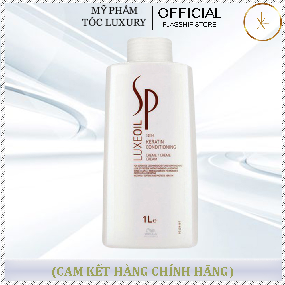 DẦU XẢ PHỤC HỒI HƯ TỔN SP LUXEOIL KERATIN PROTECT WELLA 1000ML