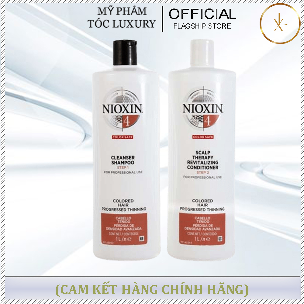 DẦU GỘI XÃ NIOXIN CHỐNG RỤNG TÓC (HỆ THỐNG 4) 1000ML