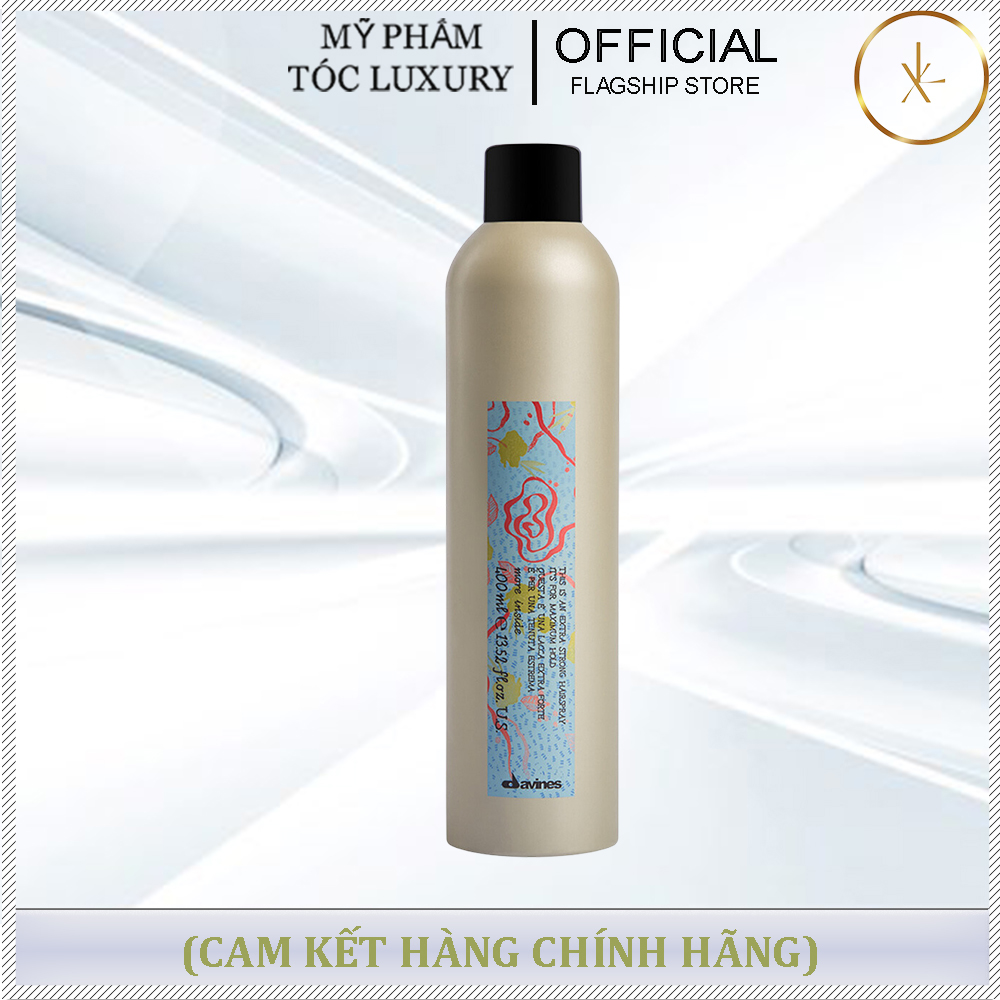 GÔM XỊT SIÊU CỨNG GIỮ NẾP LÂU DÀI DAVINES EXTRA STRONG HAIRSPRAY 400ML