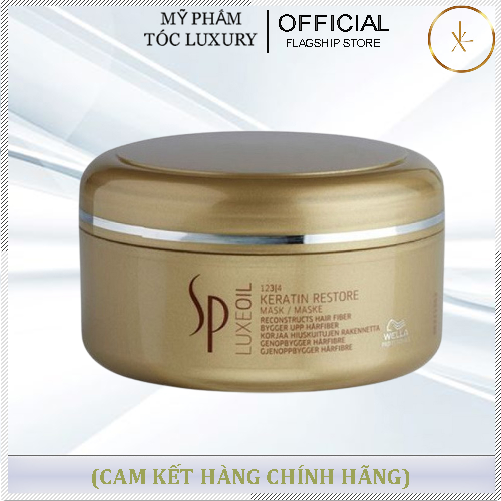 MẶT NẠ DƯỠNG PHỤC HỒI SP LUXEOIL KERATIN RESTORE MASK WELLA 150ML