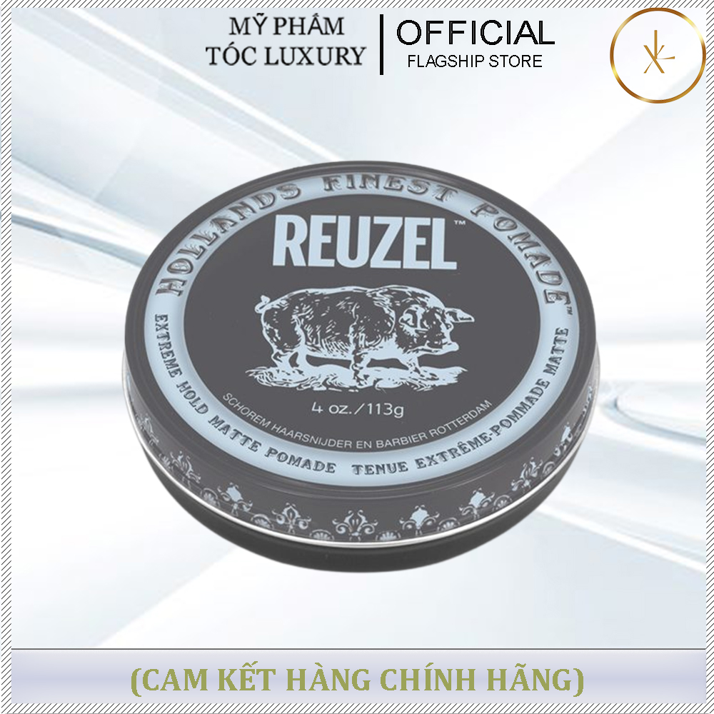 SÁP REUZEL EXTREME HOLD MATTE POMADE TẠO KIỂU TÓC SIÊU CỨNG 113G