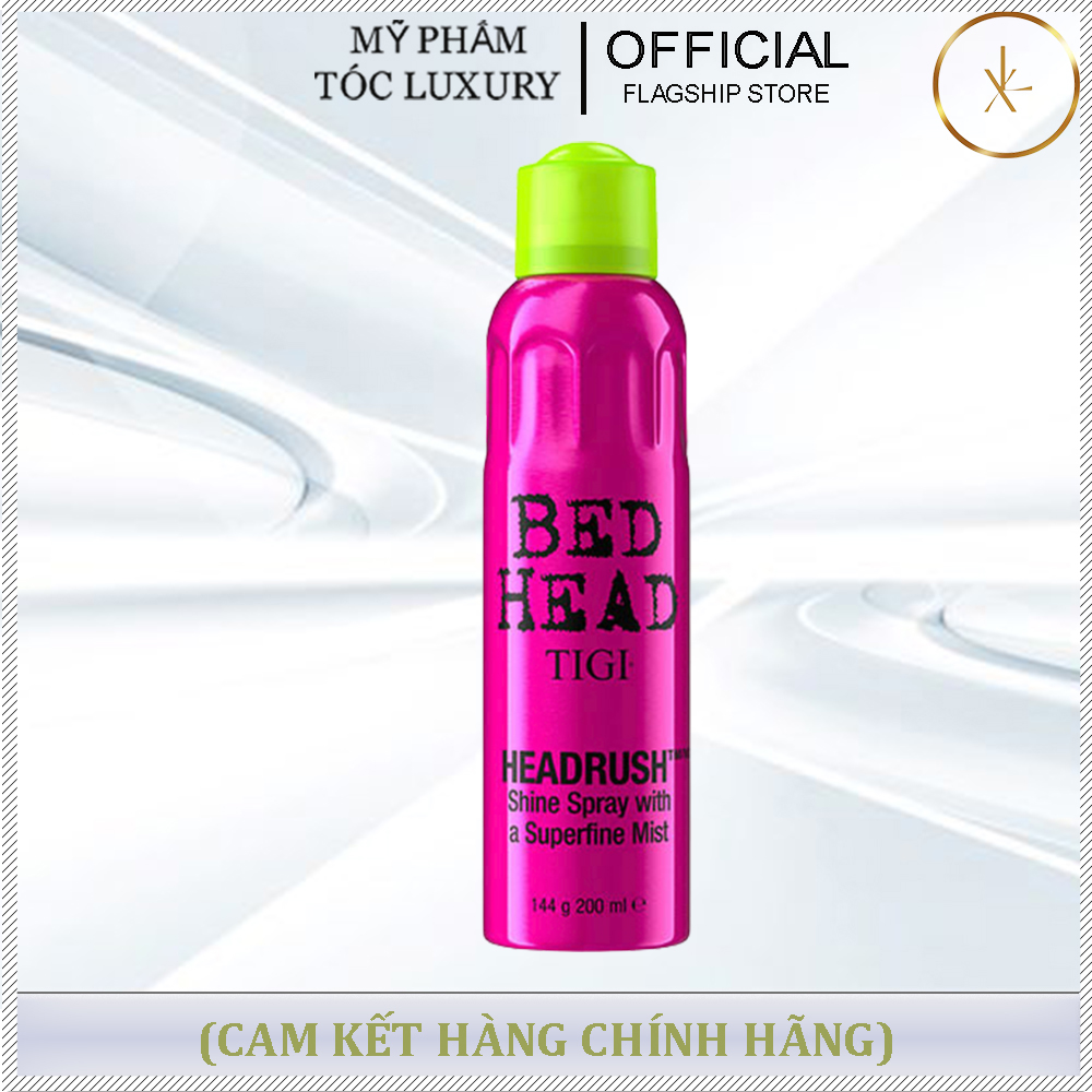 XỊT BÓNG TÓC TIGI BED HEAD HEADRUSH SHINE ADRENALINE 200ML