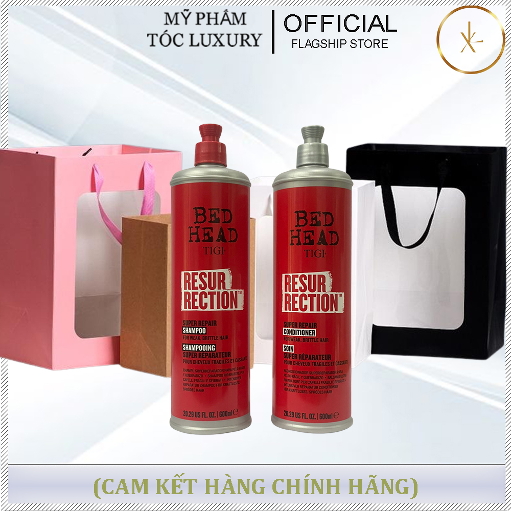 SET QUÀ TẶNG CẶP GỘI XẢ PHỤC HỒI HƯ TỔN TIGI BED HEAD 400ML