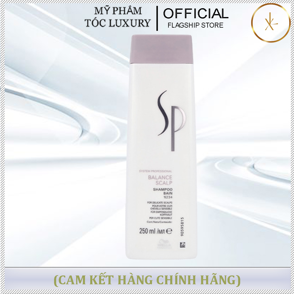 DẦU GỘI CHỐNG RỤNG CÂN BẰNG ĐỘ ẨM DA ĐẦU SP BALANCE WELLA 250ml