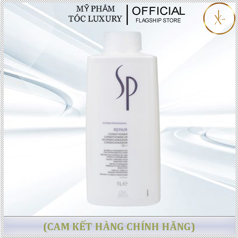 Dầu Xả Phục Hồi Hư Tổn SP Repair Shampoo Wella 1000ml