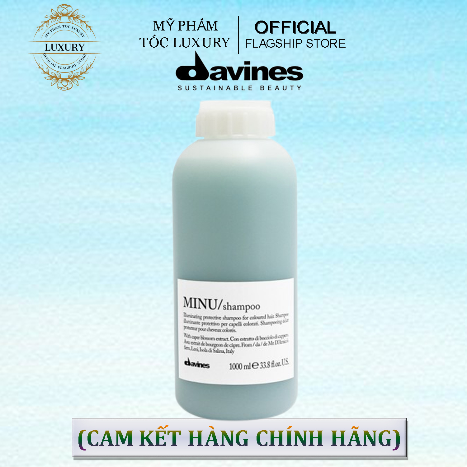 DẦU GỘI GIỮ BỀN MẦU TÓC NHUỘM MINU DAVINES 1000ml