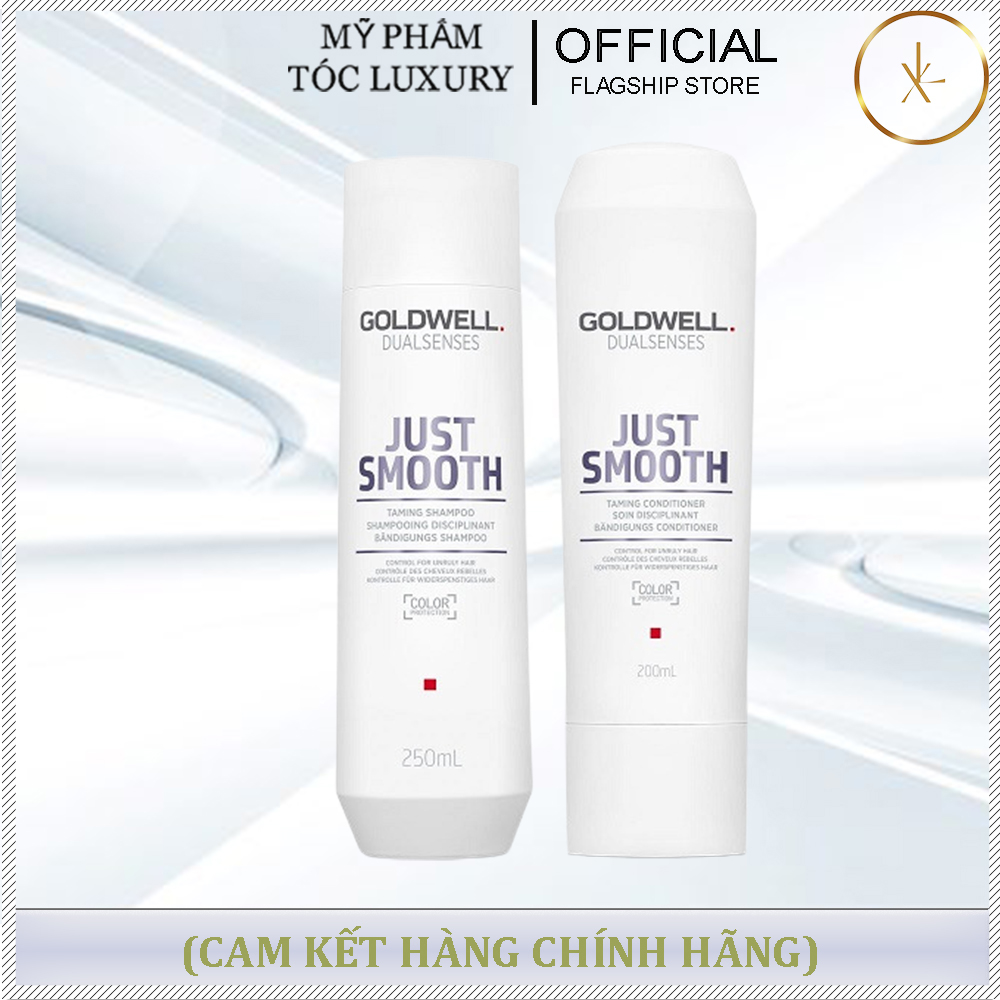 CẶP DẦU GỘI SUÔN MƯỢT GOLDWELL SMOOTH 200ML