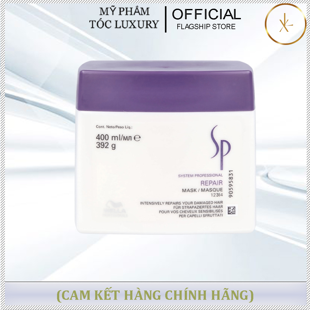 Dầu Hấp Phục Hồi Tóc Hư Tổn SP Repair Mask Wella 400ml