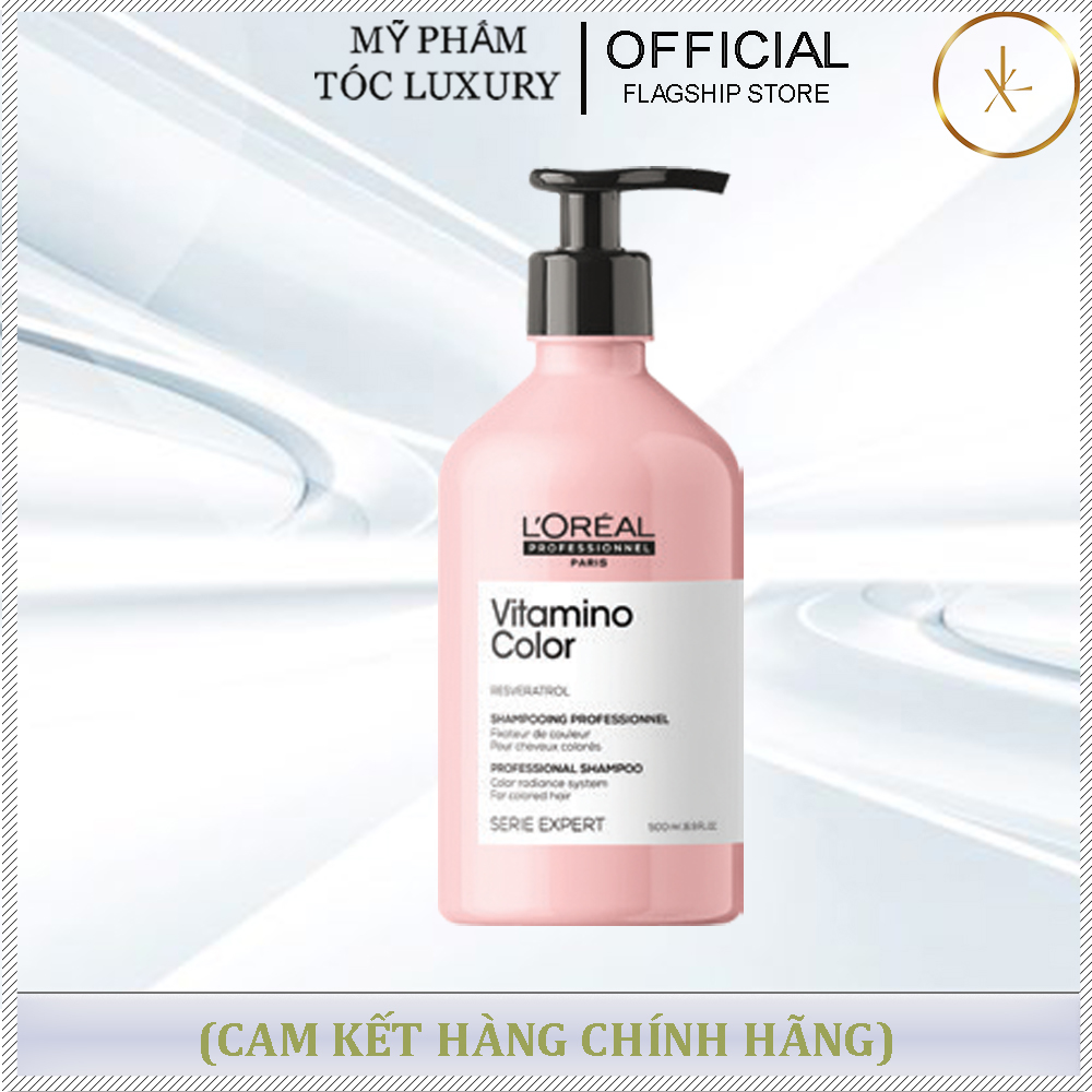 DẦU GỘI GIỮ BỀN MẦU TÓC NHUỘM LOREAL VITAMINO COLOR 500ML