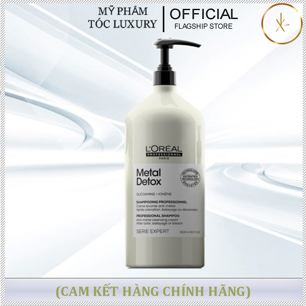 DẦU GỘI THẢI ĐỘC KIM LOẠI CHO TÓC LOREAL METAL DETOX 1500ml