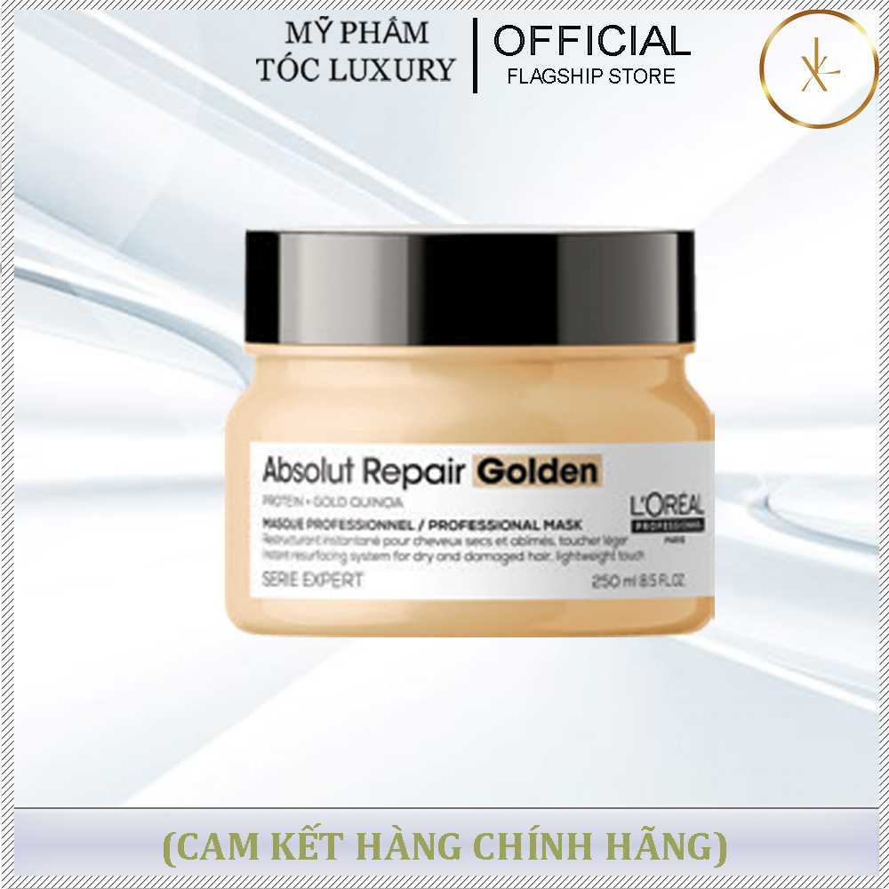 DẦU HẤP NHŨ VÀNG LOREAL ABSOLUT REPAIR GOLD 250ML