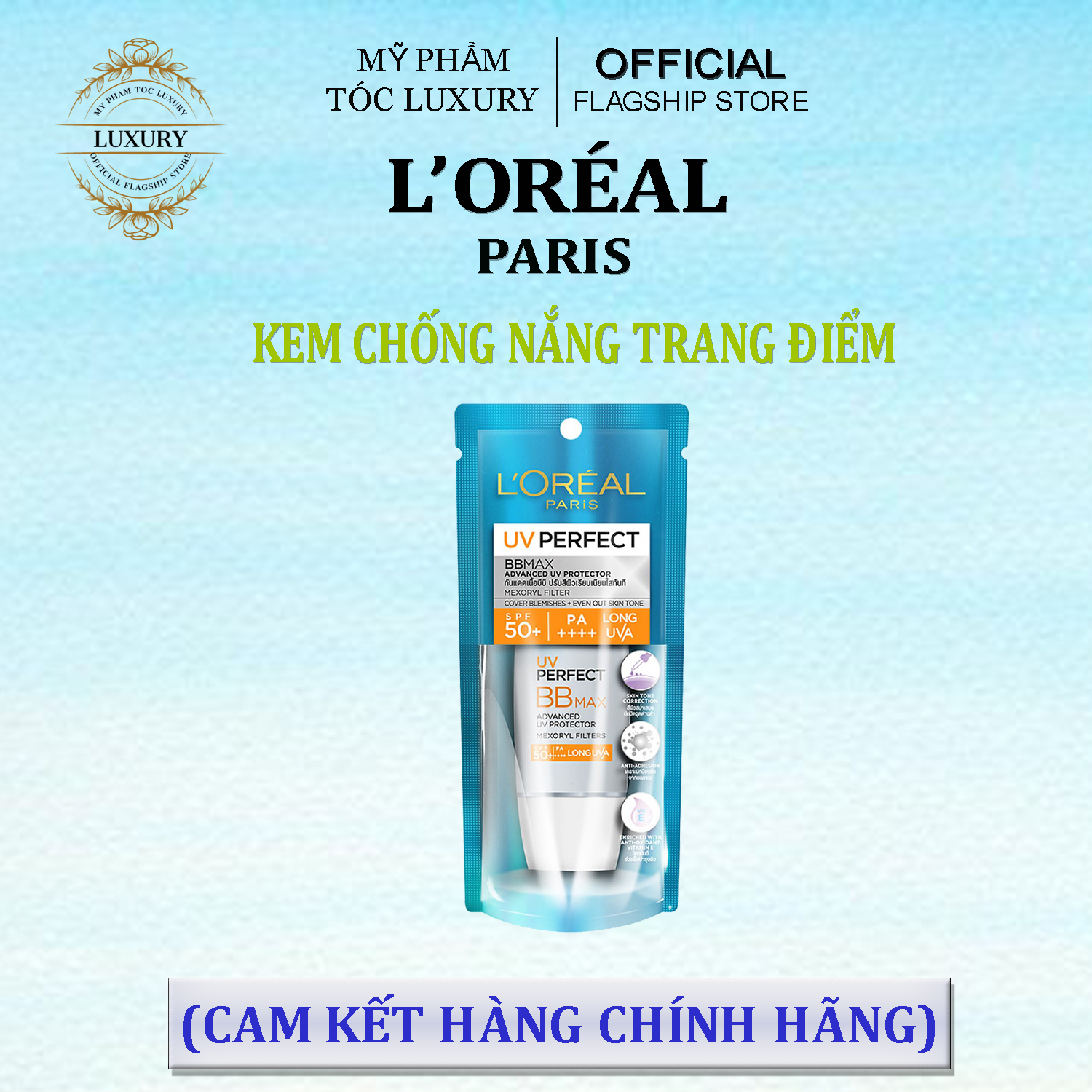 Kem Chống Nắng Bảo Vệ Da LOreal Paris - L'Oreal Paris UV Perfect SPF50+ PA++++