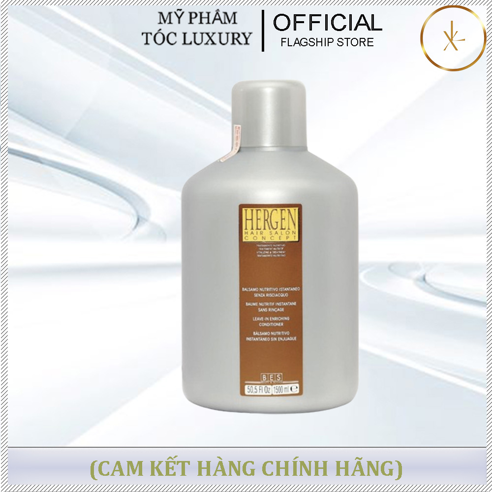 MỠ XẢ KHÔ BES HERGEN LEAVE-IN ENRICHING 1500ML