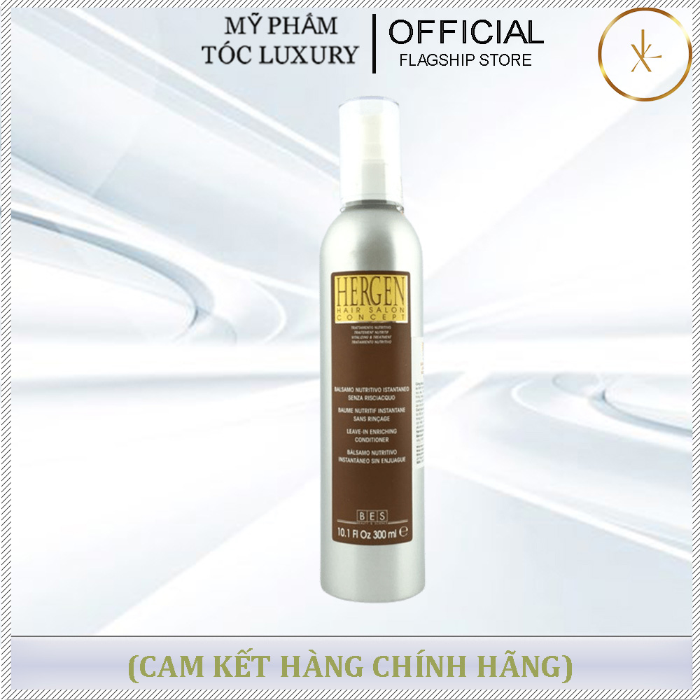 MỠ XẢ KHÔ BES HERGEN LEAVE-IN ENRICHING 300ml