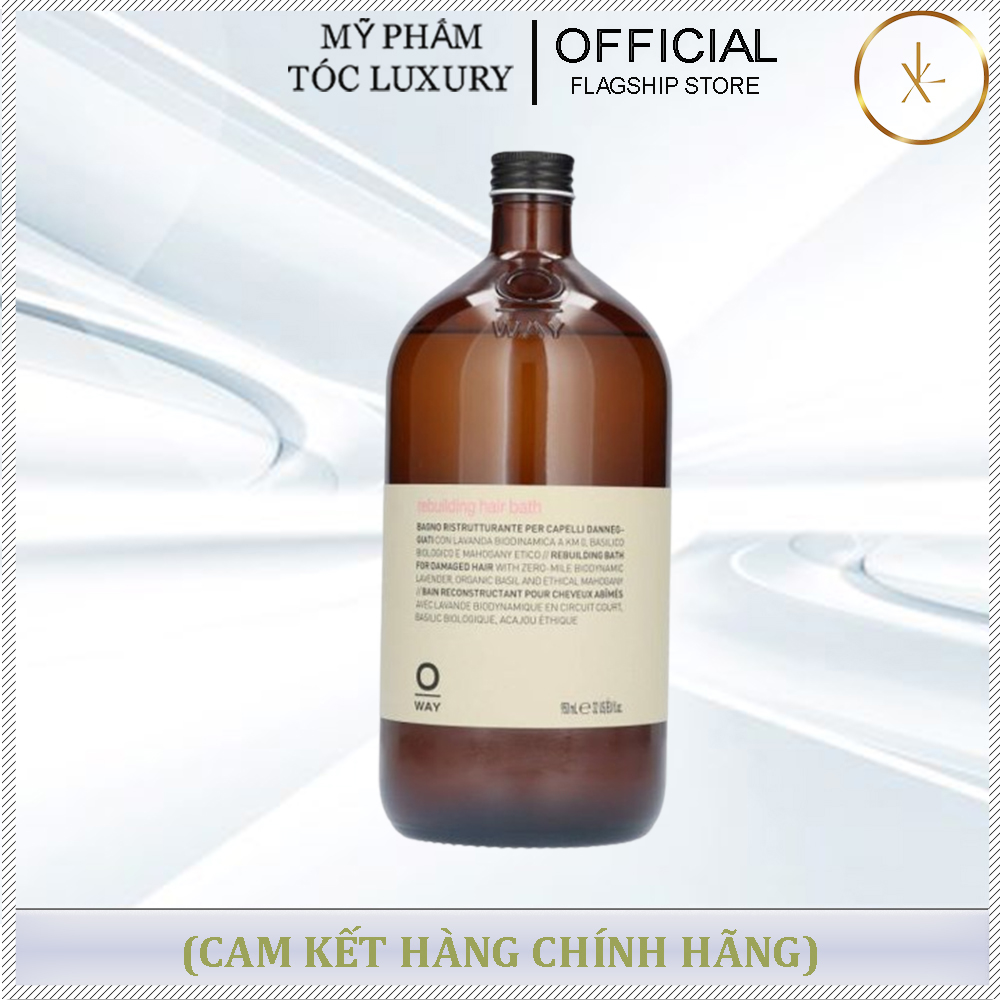 DẦU GỘI PHỤC HỒI TÓC OWAY REBUILDING HAIR BATH 950ML