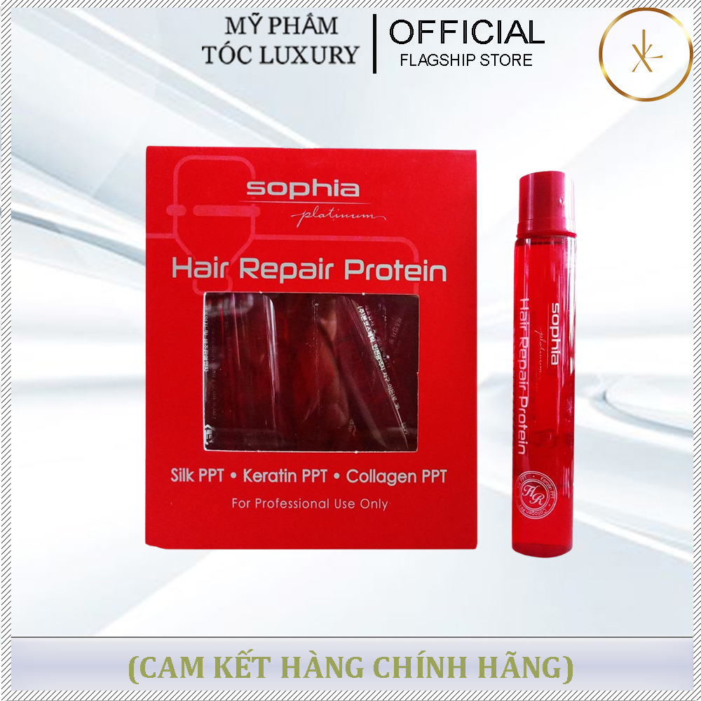 SOPHIA PLATIUM PROTEIN PHỤC HỒI TÓC HƯ NÁT 10*13ML