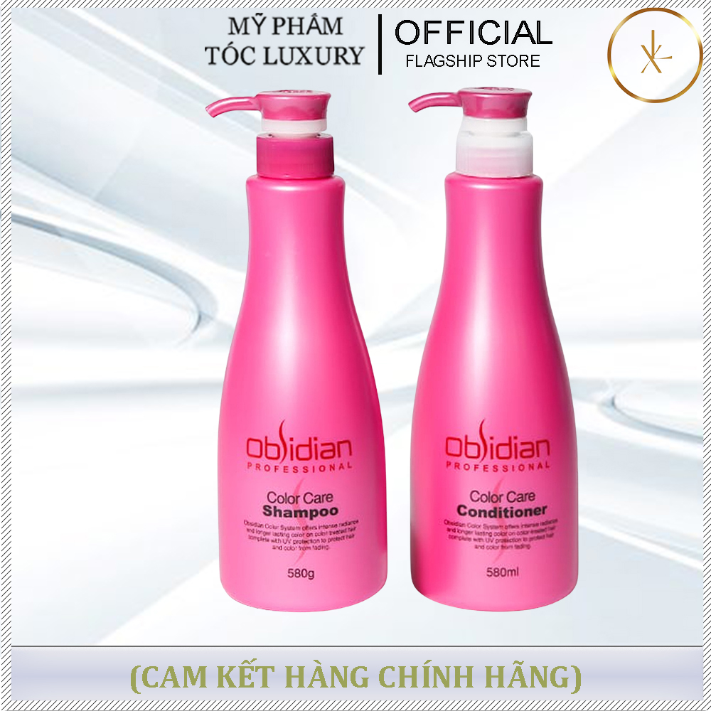 CẶP DẦU GỘI DƯỠNG TÓC NHUỘM OBSIDIAN 580ML