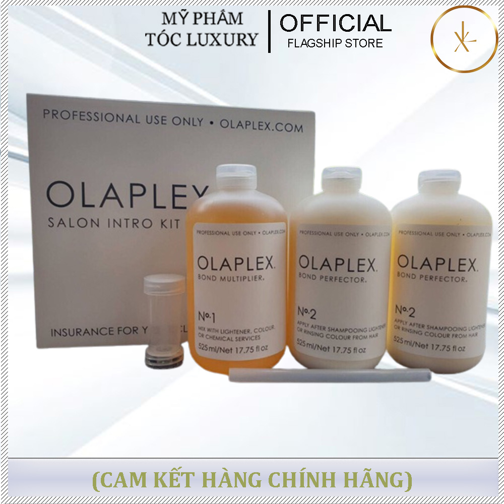 BỘ PHỤC HỒI TÓC OLAPLEX DÀNH CHO SALON 525ML