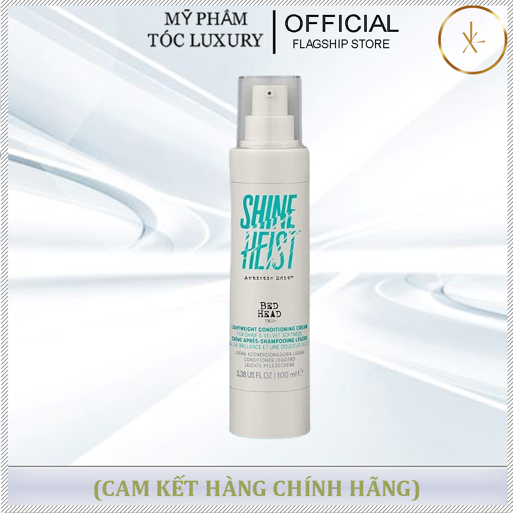 KEM XẢ KHÔ GIỮ NẾP TẠO BÓNG TÓC TIGI SHINE HEIST LIGHTWEIGHT CONDITIONING CREAM 100ml