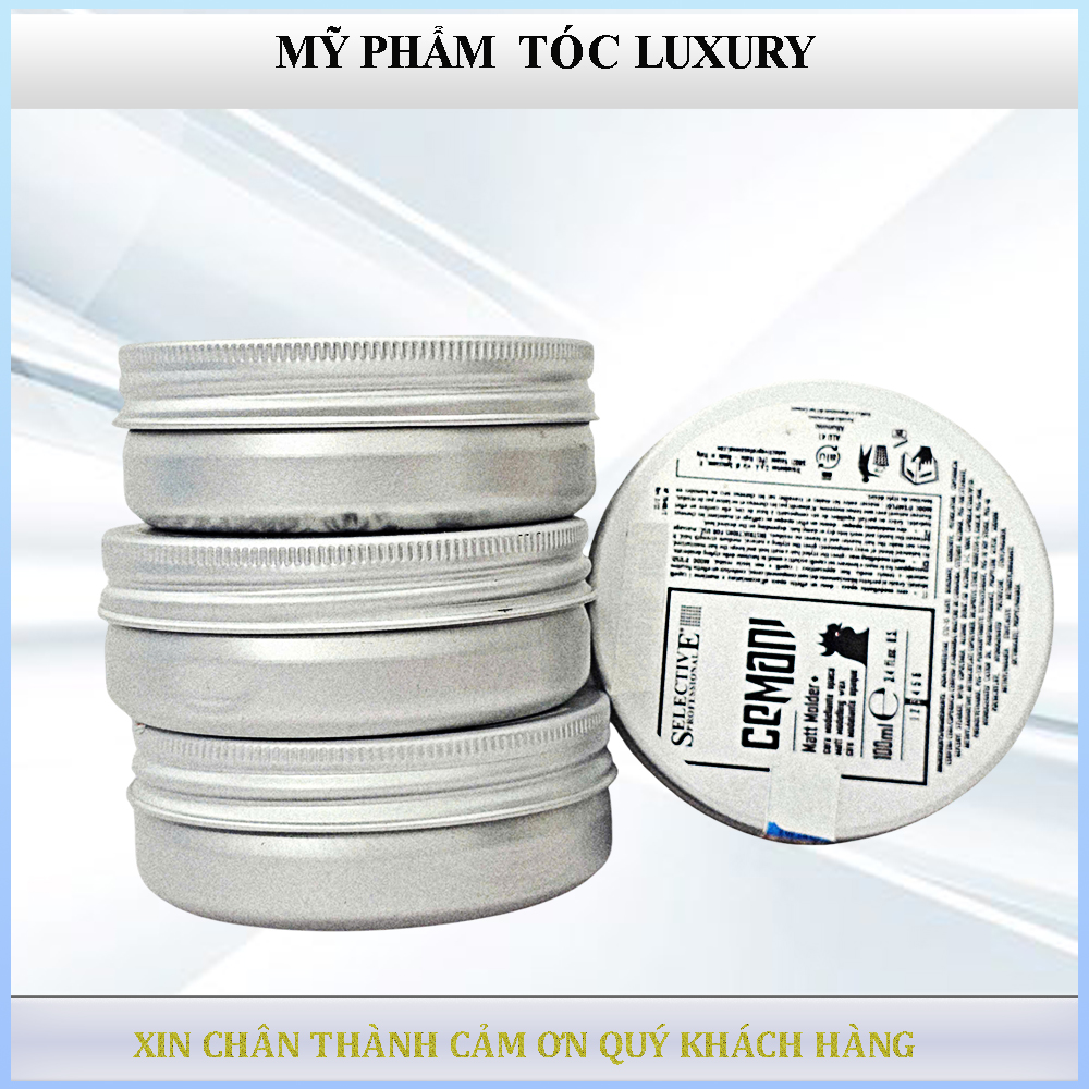 Sáp tạo kiểu tóc mờ Selective Cemani matt molder matt modelling wax 100ml