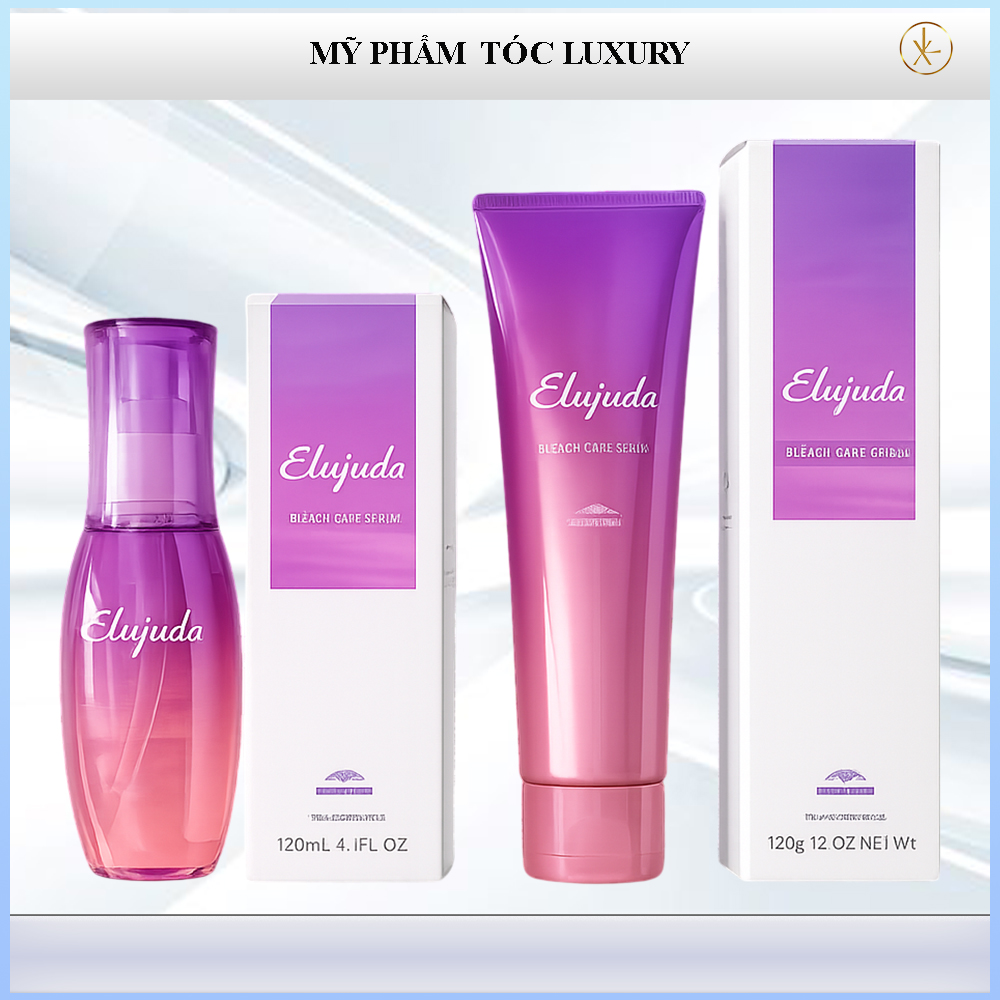 Dầu dưỡng tóc tẩy Milbon Elujuda bleach care serum 120ml