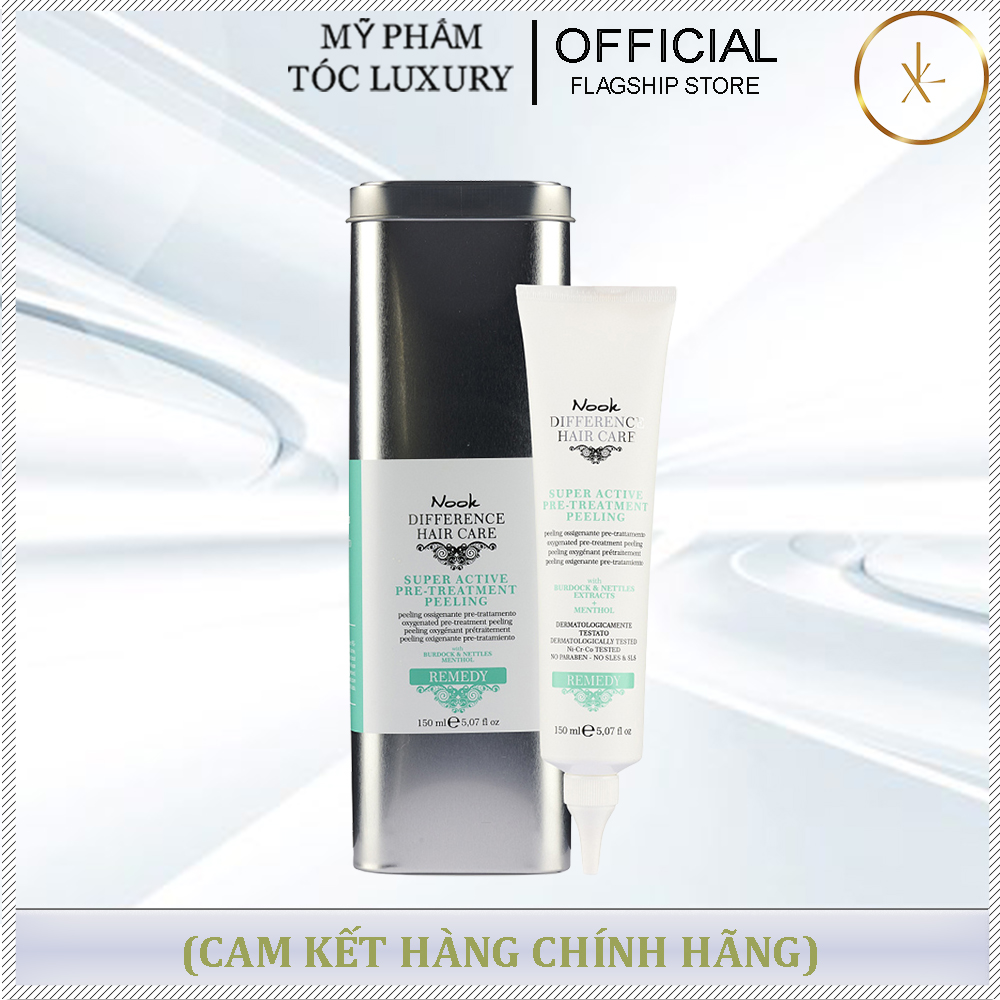 TẨY TẾ BÀO CHẾT LÀM SẠCH THANH TẨY DA ĐẦU NOOK remedy super active pre treatment peeling 150ml