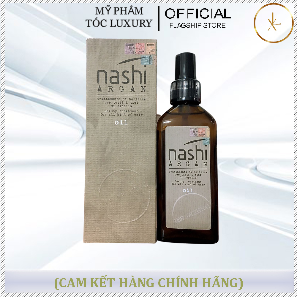 TINH DẦU DƯỠNG TÓC NASHI ARGAN OIL PHỤC HỒI TÓC HƯ TỔN 100ML