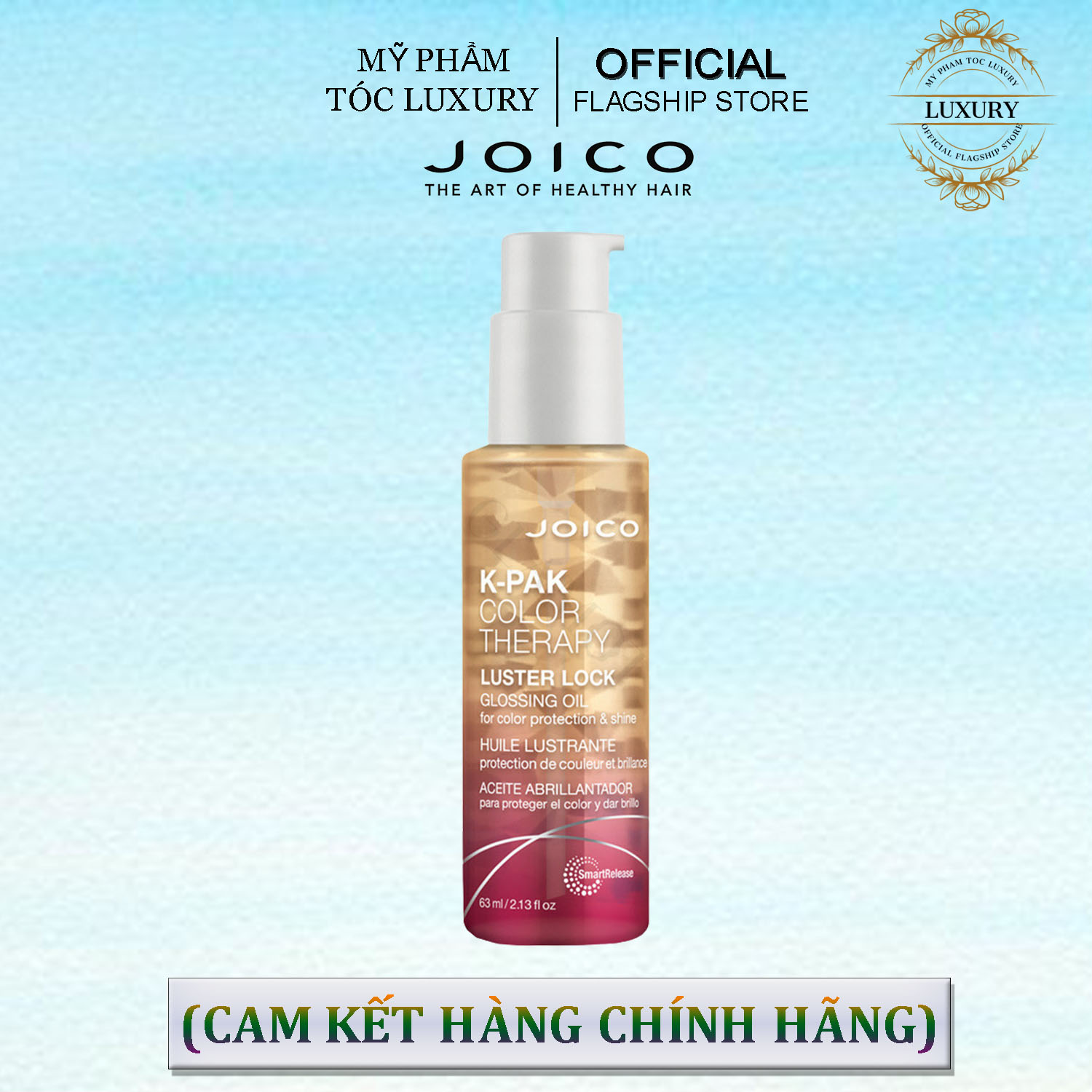 TINH DẦU PHỤC HỒI VÀ GIỮ MÀU TÓC NHUỘM JOICO K-PAK THERAPY STYLING OIL 63ML