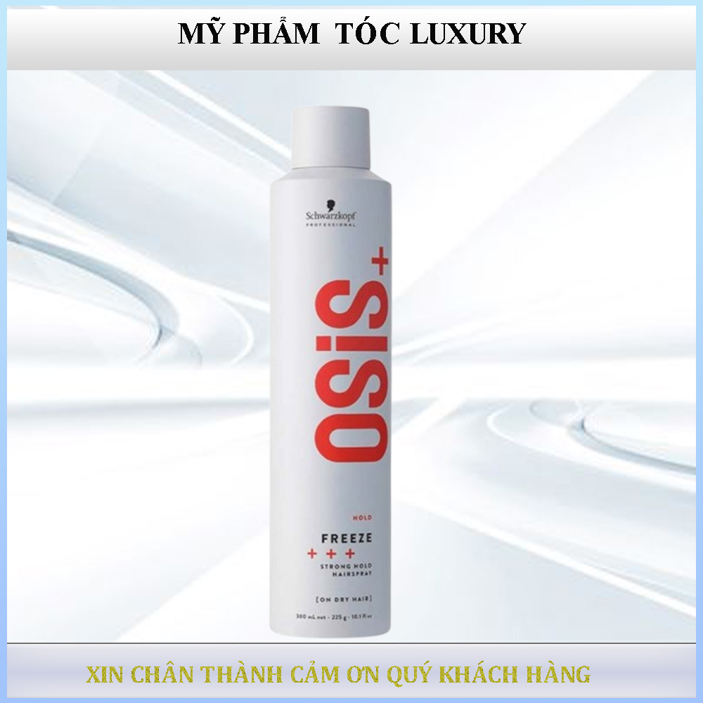 Gôm xịt giữ nếp tóc cứng vừa Osis Freeze 300ml