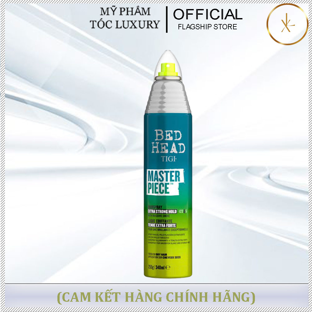 GÔM XỊT GIỮ NẾP CỨNG BÓNG TÓC TIGI BEDHEAD MASTERPIECE HAIRSPRAY 340ML